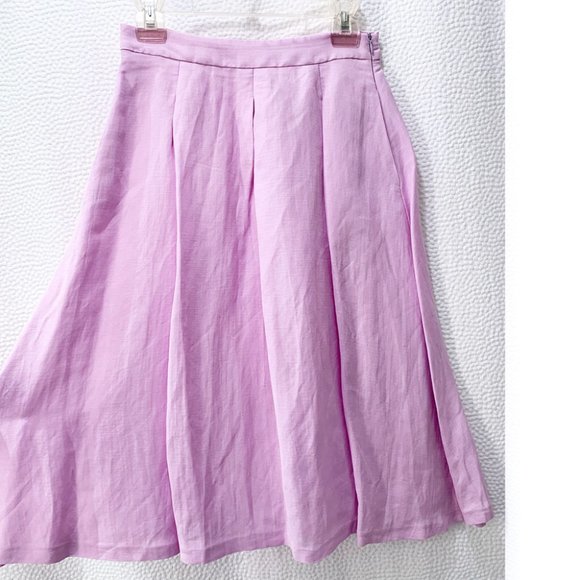 Zara Linen A-Line Skirt - Picture 3 of 6